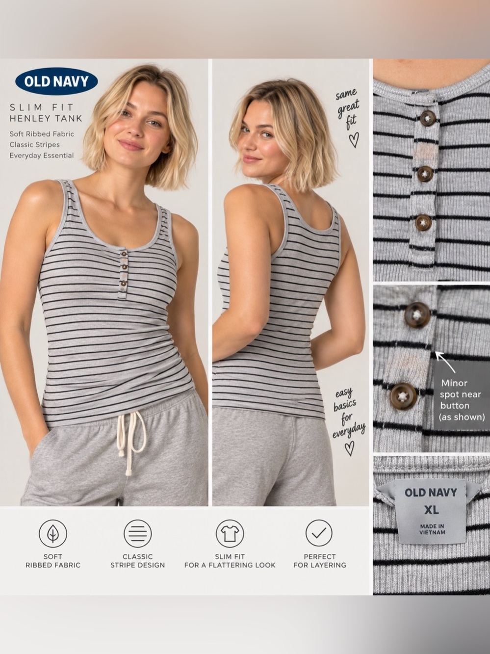 Old navy slim fit tank